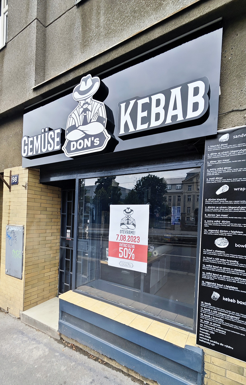 Branding provozoven Kebab